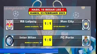 Hasil Bola Liga Champion Malam Ini